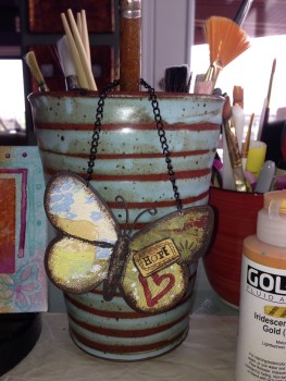 a hOpe butterfly frOm my sister